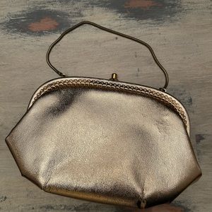 Gold Holiday Bridal Cocktail Purse Vintage